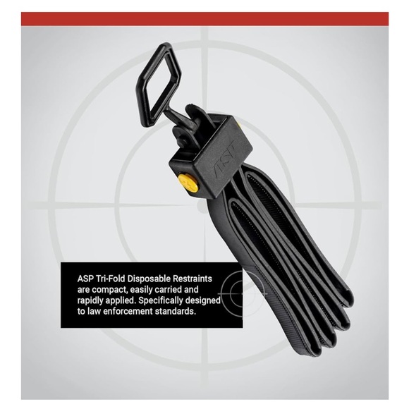 ASP Tri-Fold Self Defense Disposable Restraints Handcuffs Cuffs - Picture 6 of 16